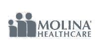Molina Healthcare Insurance logo; contact TRx Pharmacy to confirm plan eligibility