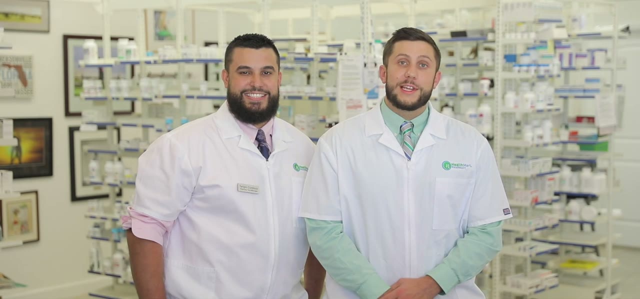 Two TRx Pharmacy team members inside the Cape Coral pharmacy